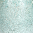 Decorative Vase with Crackle Glaze- 8 Inch Aqua Turquoise Ceramic