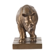 Nimy Decorative Bookend Set of 2- Jungle Rhinoceros- Bronze Polyresin