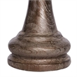 Tabletop Decor- King Chess Piece- Bronze and White Magnesium 21 Inch