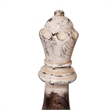 Tabletop Decor- King Chess Piece- Bronze and White Magnesium 21 Inch