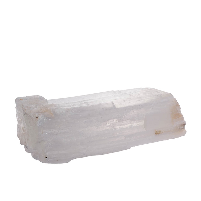 Tabletop Decor- Rectangular Shape- White Natural Selenite- 11 Inch