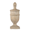 Chester Finial Tabletop Decor- Whitewashed Beige Polyresin- 22 Inch