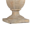 Chester Finial Tabletop Decor- Whitewashed Beige Polyresin- 22 Inch