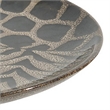 Decorative Plate- Animal Print Design- Brown and Black Ceramic- 16 Inch