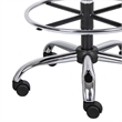 Fea Medical Drafting Stool- Round Beige Vinyl- Chrome Footring
