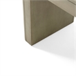 Accent Dining Bench- 48 Inch Taupe Gray Finish- Panel Legs Acacia Wood