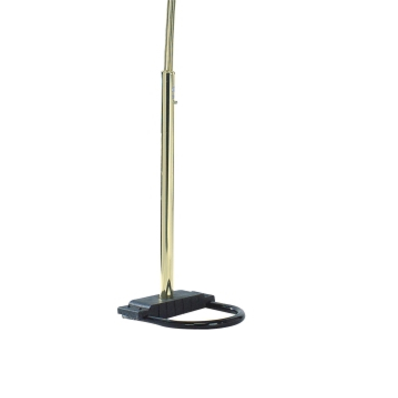 84 Inch Accent Arch Floor Lamp- Hanging 4 Square Crystal Shades- Gold