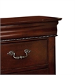 Queen Bedroom Set- Brown Wood- 2 Piece Set with Nightstand