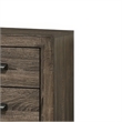 Full Bedroom Set- Brown Wood- 2 Piece Set with Nightstand