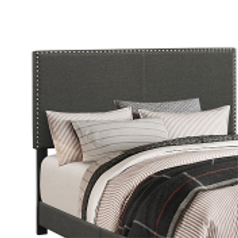 King Bedroom Set- Espresso Brown- Black Wood-3 Piece Set with 2 Nightstand