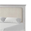 Queen Bedroom Set- Gray- Cream Wood- 2 Piece Set with Nightstand