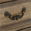 Queen Bedroom Set- Gray- Brown Wood- 2 Piece Set with Nightstand