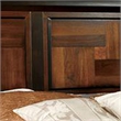 Queen Bedroom Set- Brown Wood- 2 Piece Set with Nightstand