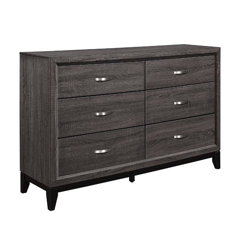 Queen Bedroom Set- 4 Piece Set with 2 Nightstands and Dresser