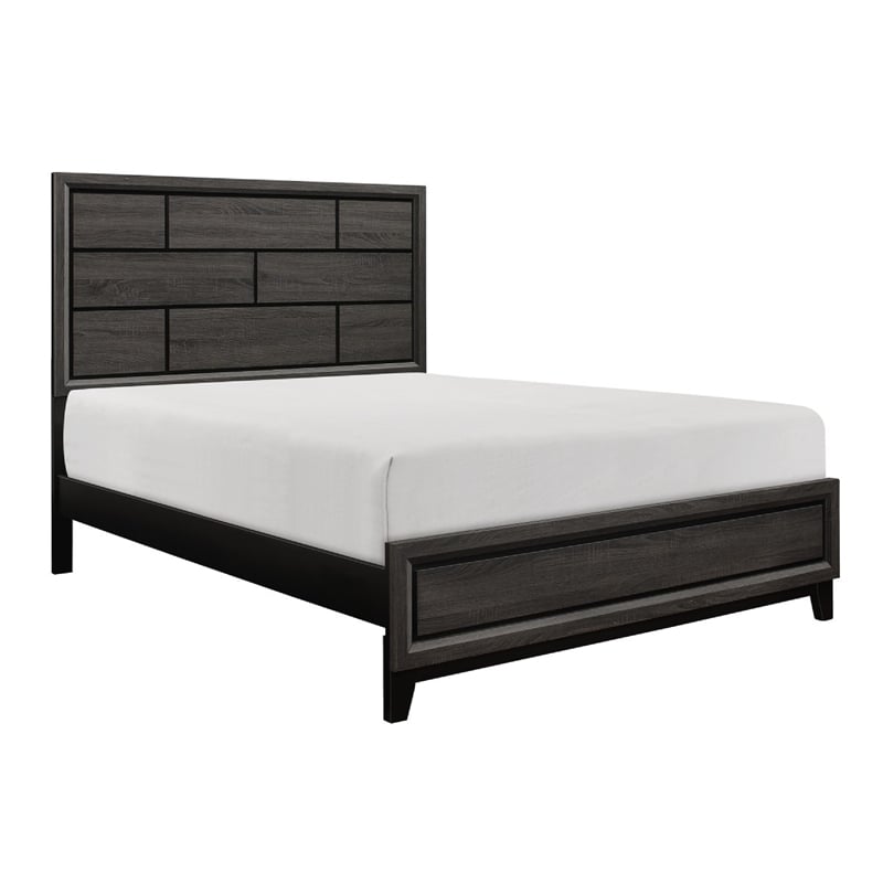 Queen Bedroom Set- 5 Piece Set with 2 Nightstands- Dresser- and Chest