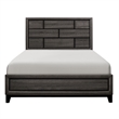 Queen Bedroom Set- Drawer Storage- Gray- 2 Piece Set with Nightstand