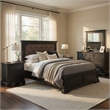 Queen Bedroom Set- 5 Piece Set with 2 Nightstands- Dresser- and Mirror