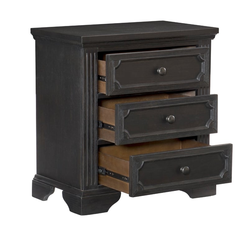 Queen Bedroom Set- 4 Piece Set with 2 Nightstands and Dresser