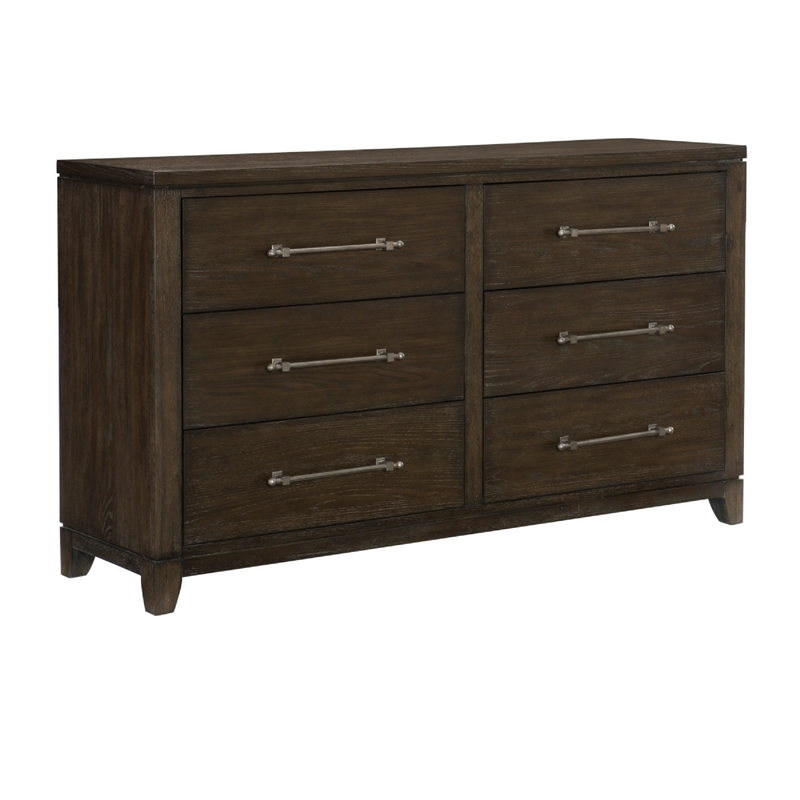 Queen Bedroom Set-Silver- 5 Piece Set w 2 Nightstands- Dresser- and Mirror