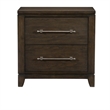 Queen Bedroom Set- Drawer Storage- Brown- 2 Piece Set with Nightstand