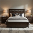 Queen Bedroom Set- Drawer Storage- Brown- 3 Piece Set with 2 Nightstands