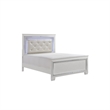 California King Bedroom Set-White- 2 Piece Set with Nightstand