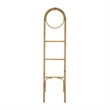 Kinu Decorative Ladder Rack with Round Top- Natural Brown Fiber- 72 Inch