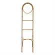 Kinu Decorative Ladder Rack with Round Top- Natural Brown Fiber- 72 Inch