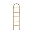Kinu Decorative Ladder Rack with Arch Top- Natural Brown Wood- 72 Inch