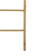 Kinu Decorative Ladder Rack with Arch Top- Natural Brown Wood- 72 Inch