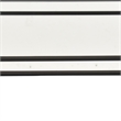 Shaya Rectangular Tray- Gallery Frame w Rails- Glass- Black Metal 16 Inch