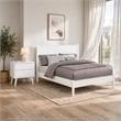 2pc King Bedroom Set- White Wood- Nightstand
