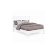 3pc King Bedroom Set- White Wood- 2 Nightstands