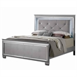 3pc King Bedroom Set- Gray Wood- 2 Nightstands