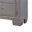 3pc King Bedroom Set- Gray Wood- 2 Nightstands