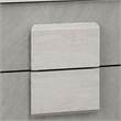 3pc King Bedroom Set- White Wash- Stone Gray- 2 Nightstands