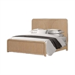 2pc King Bedroom Set- Natural Brown Wood- Nightstand