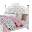 2pc Full Bedroom Set- White Wood- Nightstand