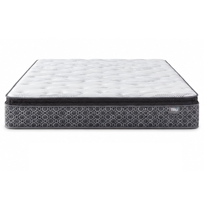 Ayes Hybrid Queen Mattress- Tight Top- Tencel Blend Cover- White 11 Inch