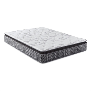Ayes Hybrid Full Mattress- Pillow Top- Quilted Tencel Cover- White 11 Inch