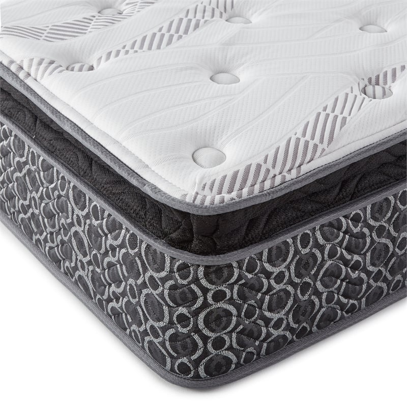 Ayes Hybrid California King Mattress- Pillow Top- Tencel- White 11 Inch