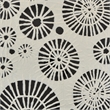 Wren Wall Art with Abstract Patterns- White Frame- Natural Fiber 32 Inch