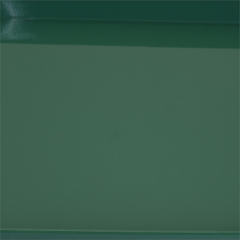 Diana Serving Tray with Integrated Handles- Green Polyurethane 19x14