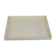 Diana Serving Tray with Integrated Handles- White Polyurethane 19x14