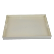 Diana Serving Tray with Integrated Handles- White Polyurethane 19x14