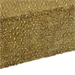Suzie Decorative Box with Lid and Storage- Gold Textured Resin 12 Inch