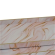 Hamza Rectangular Tray- Set of 2- Pink-Gold Marble Finish Polyurethane