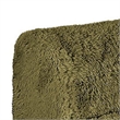 Appi Modular Armless Chair- Compressed Foam Fill Olive Green Faux Fur
