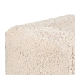 Appi Modular Square Ottoman- Compressed Foam- Sand Beige Faux Fur 27 Inch