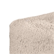 Appi Modular Square Ottoman- Compressed Foam- Taupe Brown Faux Fur 27 Inch